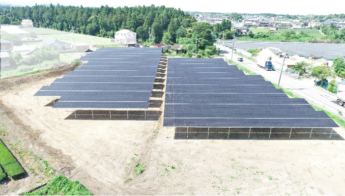 Panoramic View of Yokkaichi Suizawa No.1 Agri-Solar