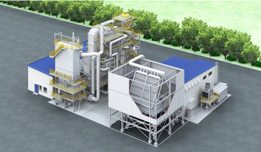 Illustration of Completed Plant