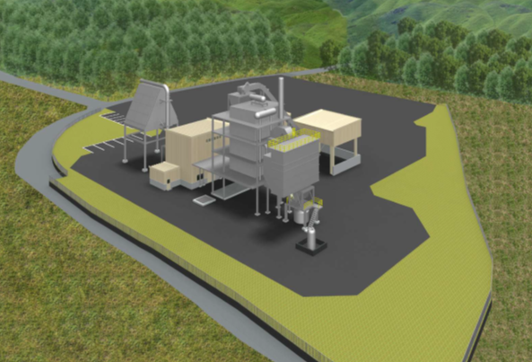 Image of Susono Biomass Power Station after completion